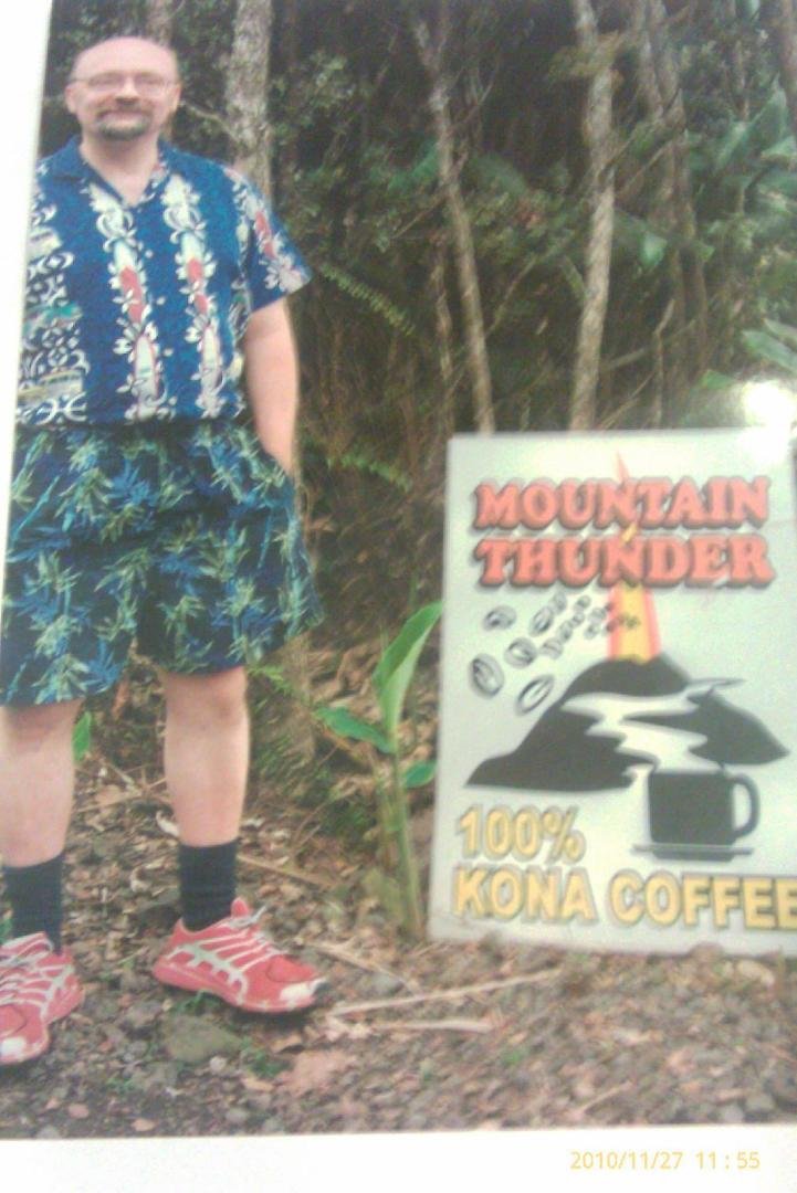 It's called Thunder Mountain. Not to be confused with Mountain Thunder, which is a coffee plantation and brand on the Big Island. I believe it is translated from an indigenous term meaning "tourist dress badly".