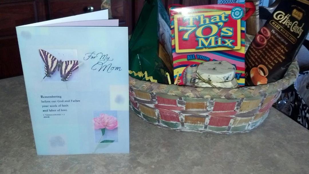 A beautiful Easter basket from my daughter and grandsons!
