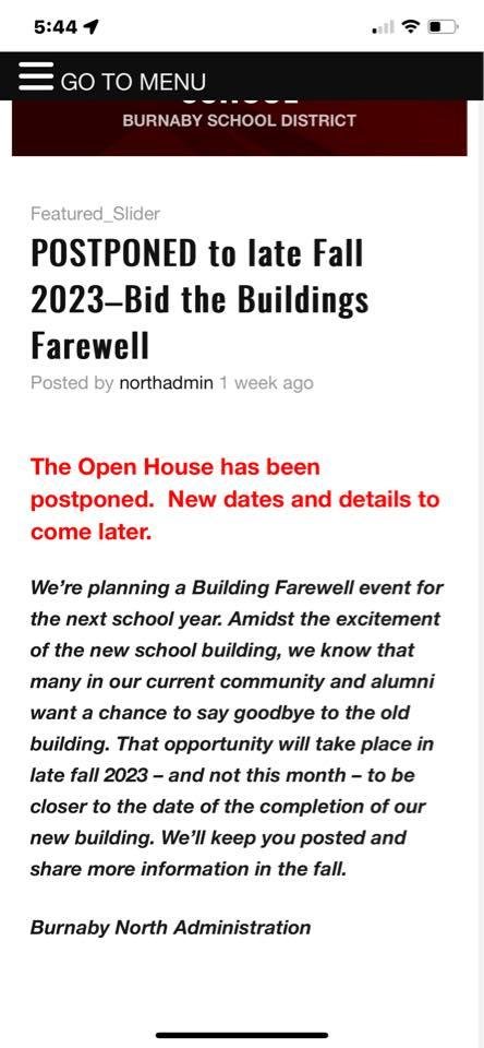 Please note: I will also inform you by Messenger. I really was looking forward to this event