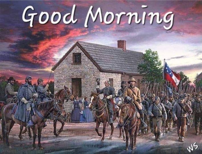Good morning you fellow Rebels. Pull up your socks and grab your cock it's time to go make the donuts