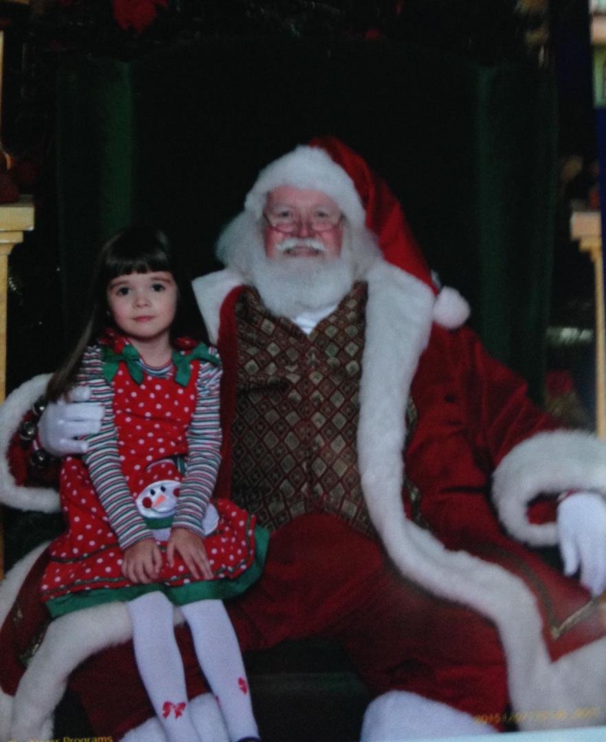 Katie with Santa 12/7/15