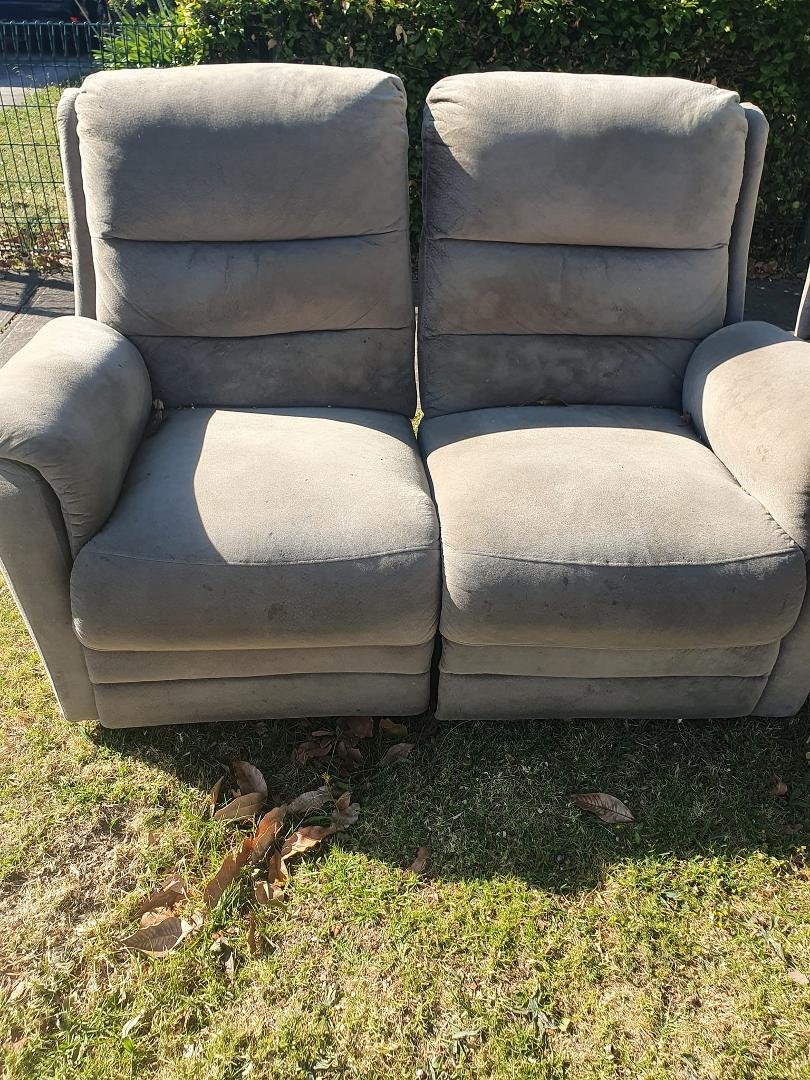 Lounge suite free ,good condition material covered .