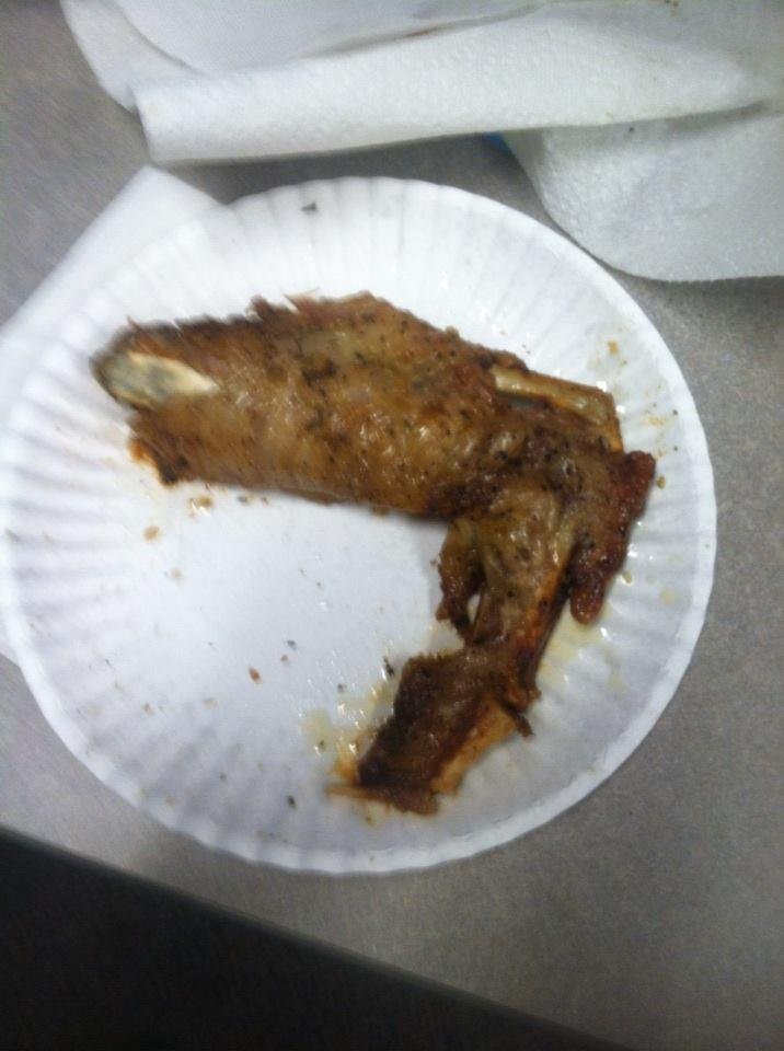Coworker got me a turkey wing for breakfast