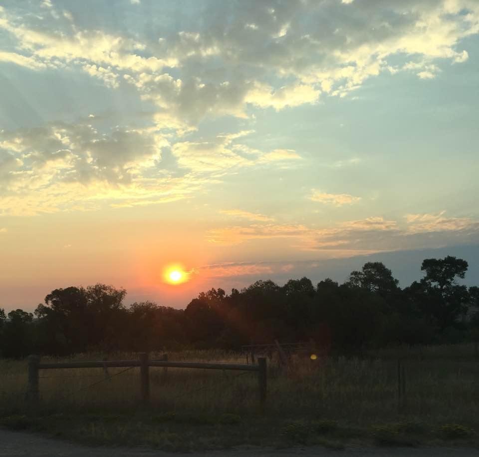 Beautiful sunrise this morning. I just read this cool phrase which said listen and silence are spelled with the same letters. So I'm going to try to be a better listener today by closing my mouth.