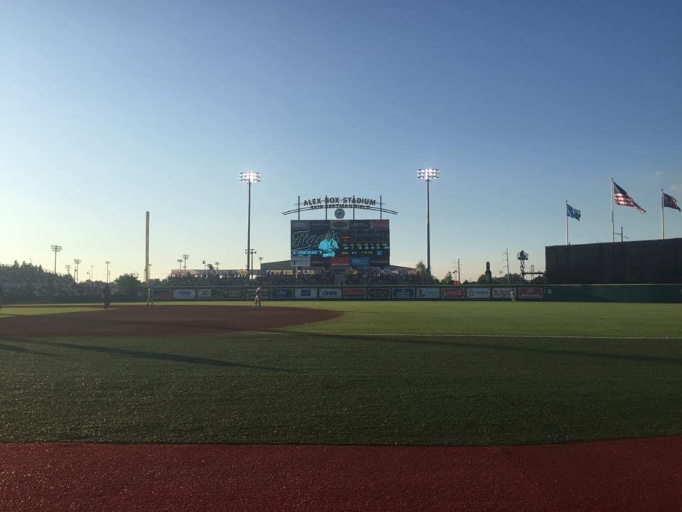At Alex Box Stadium with Brandy Maruschak
Bottom of 5th LSU 2 Florida 1