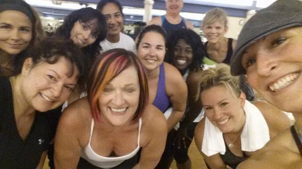 This was Zumba this morning. It's selfe month at my gym.#proclubgf