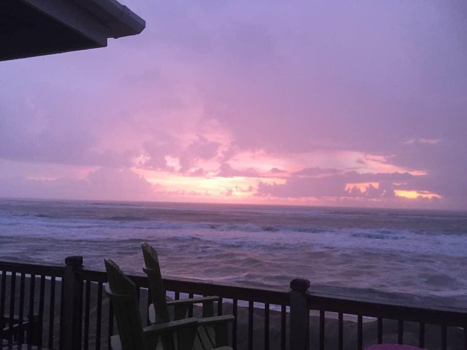 Beautiful rainy Outer Banks Sunday sunrise!!!