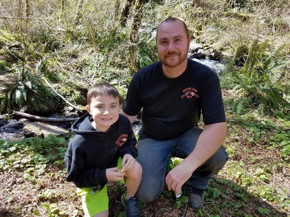 Love this picture, my handsome son and grandson ❤❤