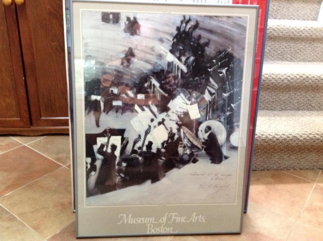 Sargent orchestra painting - 21" x 28"