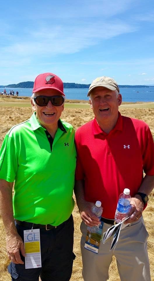 Two old golf buddies