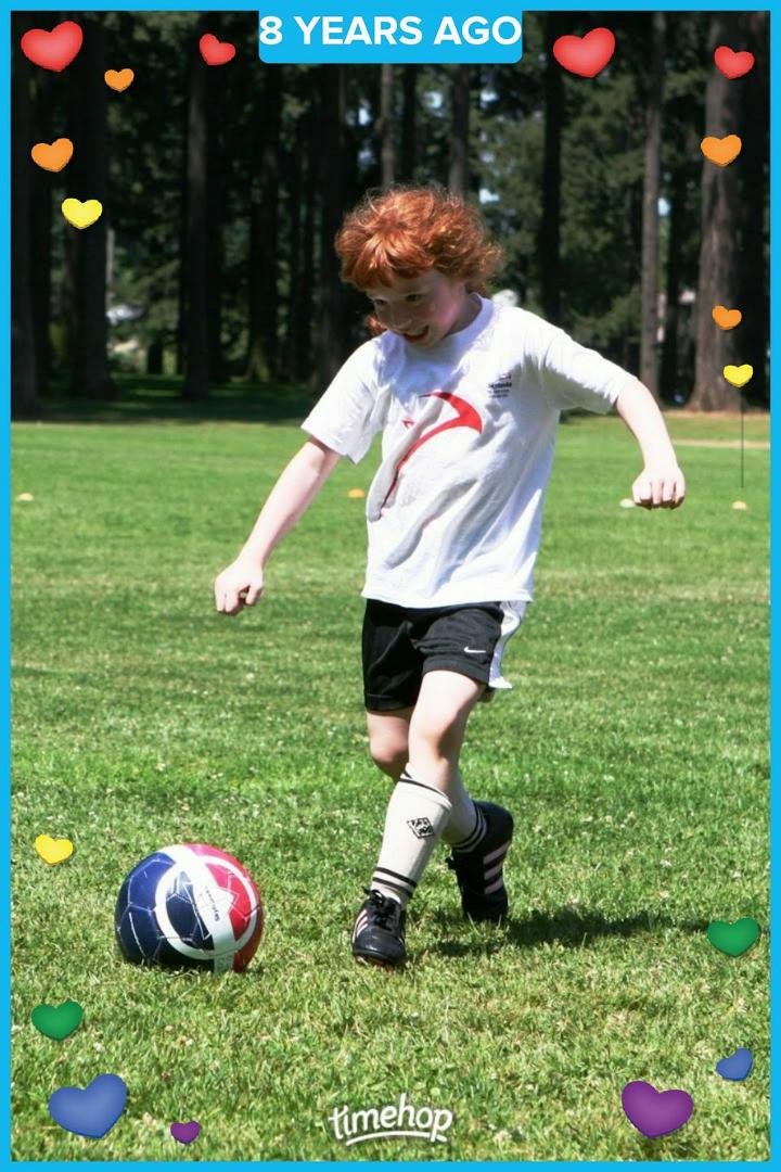 From the days when she was a mighty little footballer <3