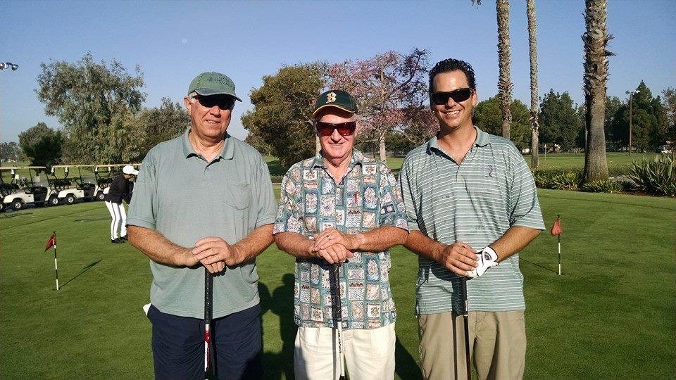 I shot a round of golf this morning with Gary (left) and Joel (right).