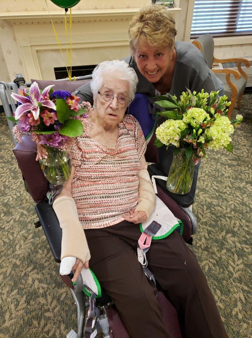 Happy 95th birthday mom!
