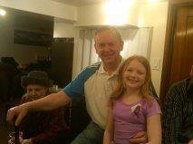 My freind Ger and my neice Juliette (Phil's daughter)