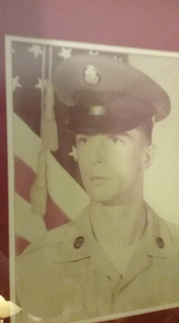 I dont have a military picture from 70s but i did take a picture of the photo i gave my mom years ago.