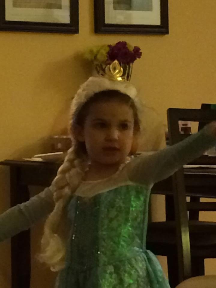 Hanging out with Elsa (Julianne) on the day after her birthday :)