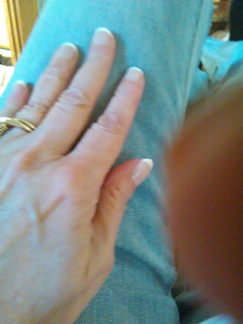OK I rarely plug a product but had given up doing my nails as they never last beyone a day or two. Decided to do the Sally Hansen gel nail with a white tip using strips as a guide and the gel top coat. My nails are short
