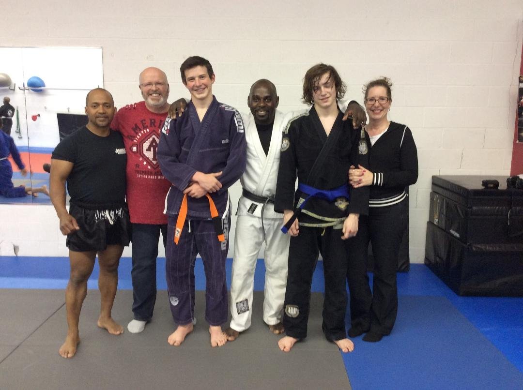 Brendan's Blue Belt Grading.