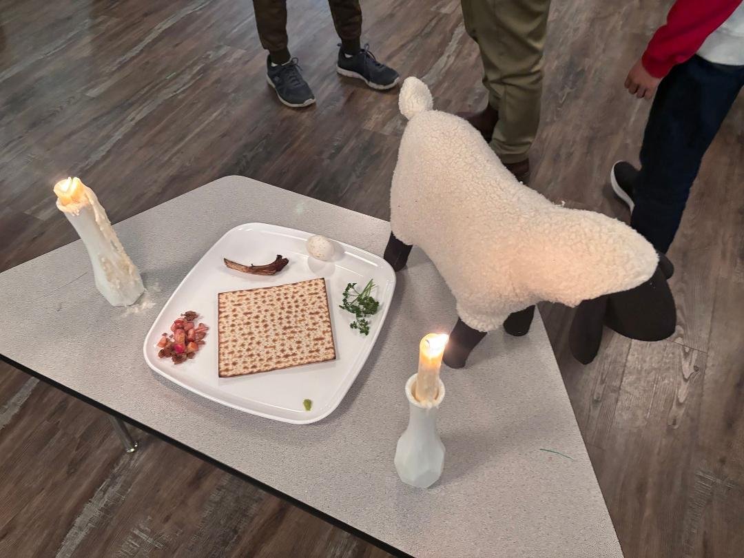 Celebration of the Seder meal at Gracepoint Community Church - lots of Messianic symbolism as we start our Easter weekend.