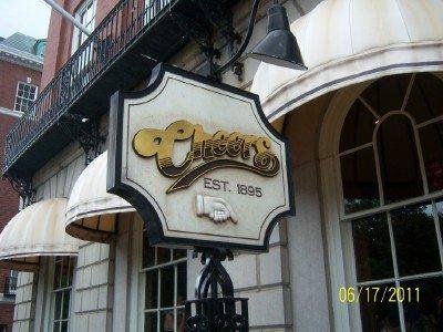 Everybody will know my name soon. Here at Cheers at Beacon Hill, Boston. 06/17/2011.