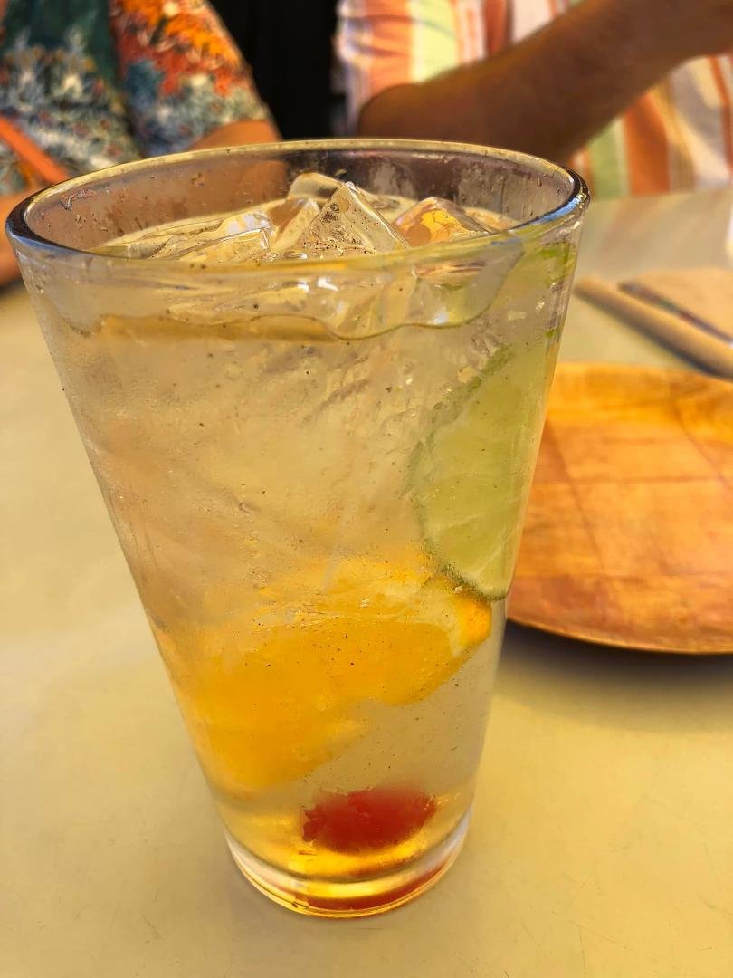 Sangria in the morning, if I eat the fruit is it heathy?