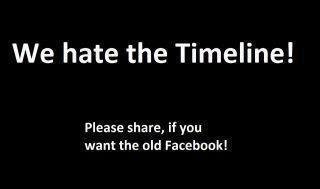 I HATE Timelines!!! I did not change to Timelines myself so I guess Facebook "did that for me!" Facebook - GIVE ME BACK MY ORIGINAL PAGE!!!!!!!!!!!!!!!!!!!!!!!