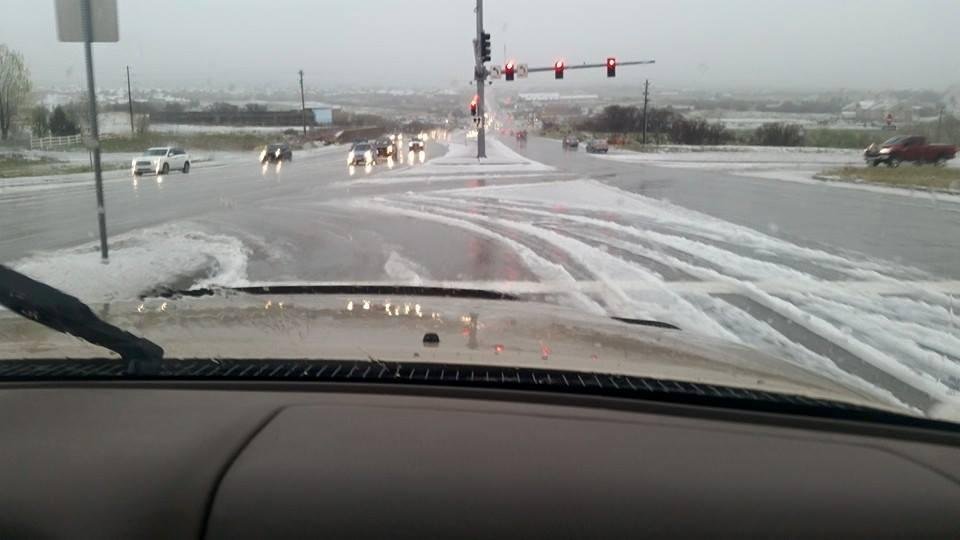 On our way to Manitou Springs ... turned around because of this.  May 9, 2015