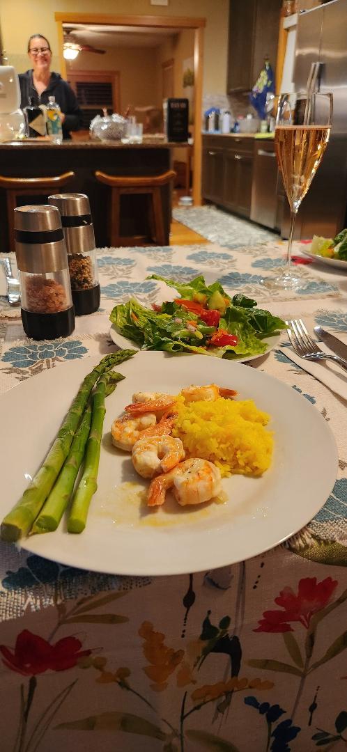 Wonderful dinner with Marlena Bhojwani !