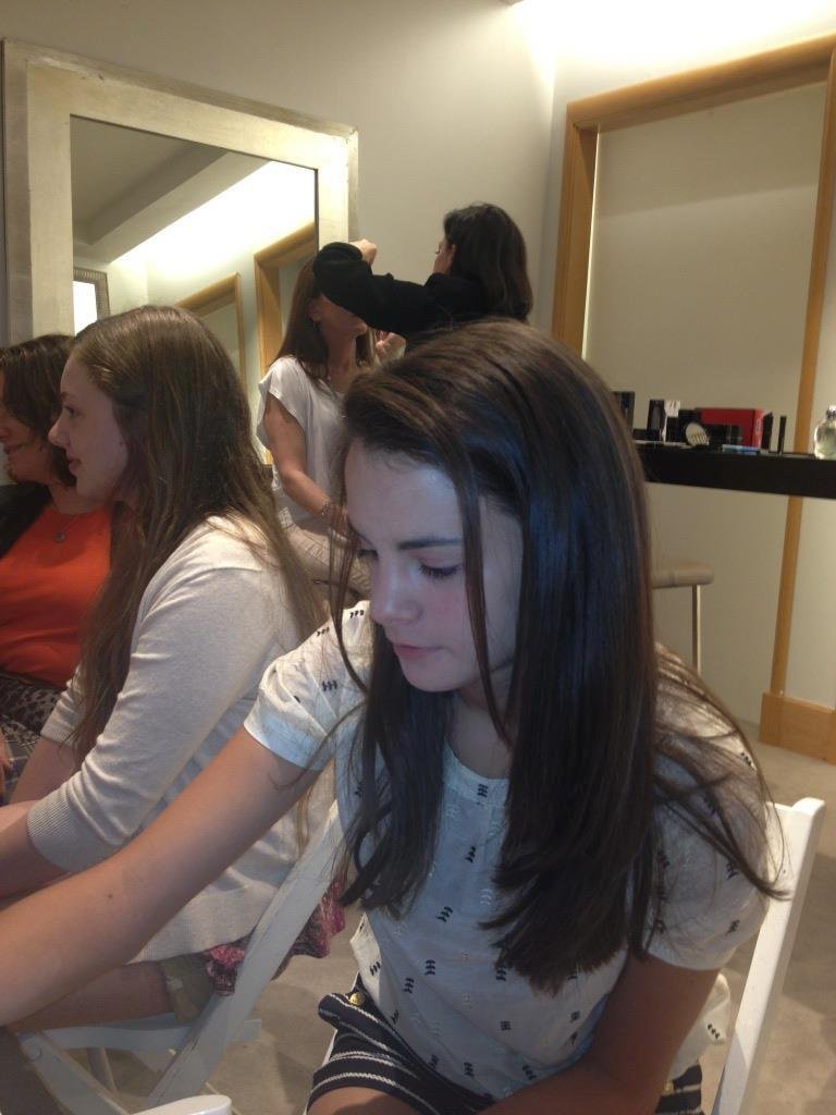 Mary at charity event, looking all grown up!