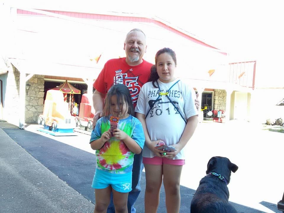 Ted Fred and his grandchildren