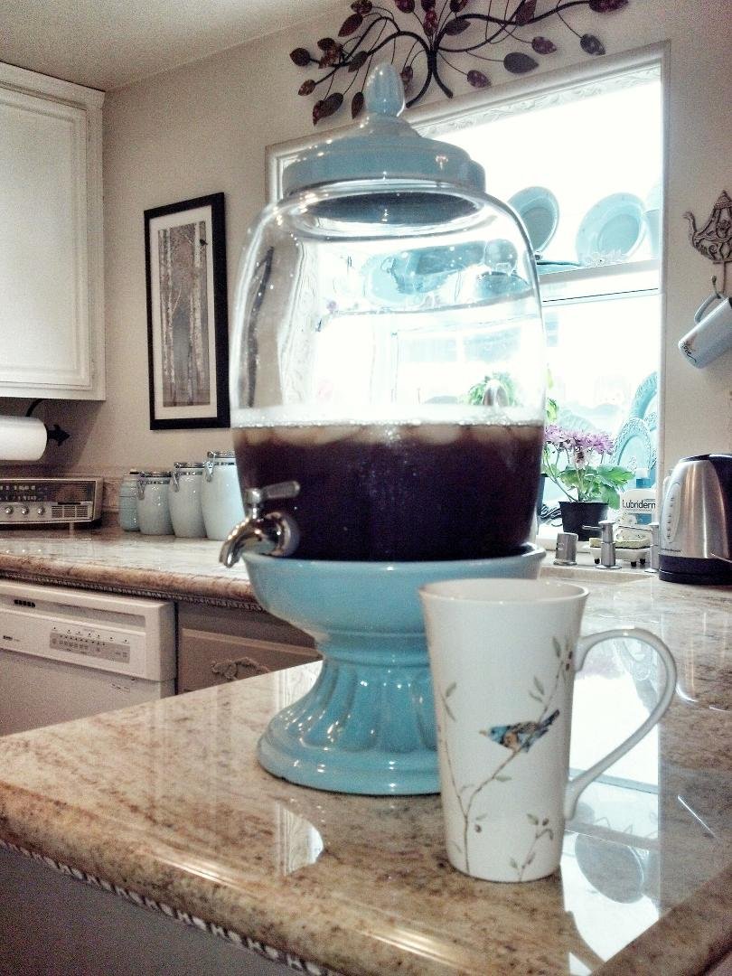 Forgot to post earlier! Home for the day! (A necessary thing I feel.) Downing ALL the tea today!