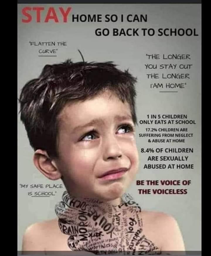 So to all of you who think you aren't doing damage enough what about these poor kids? Its not fair to them. Smarten up so we can all go back to a some sort of normalcy 😞