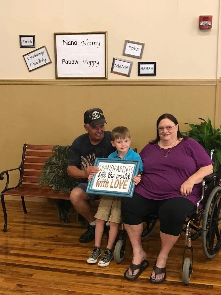 Grandparents day with Aidan Bond Skelton
