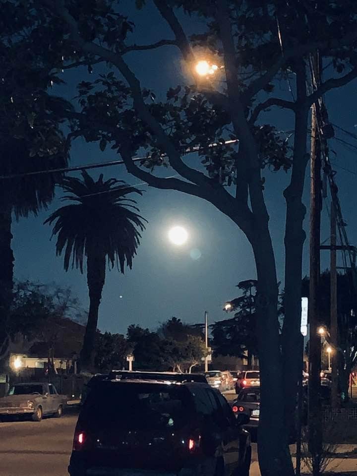 Super snow moon awesome