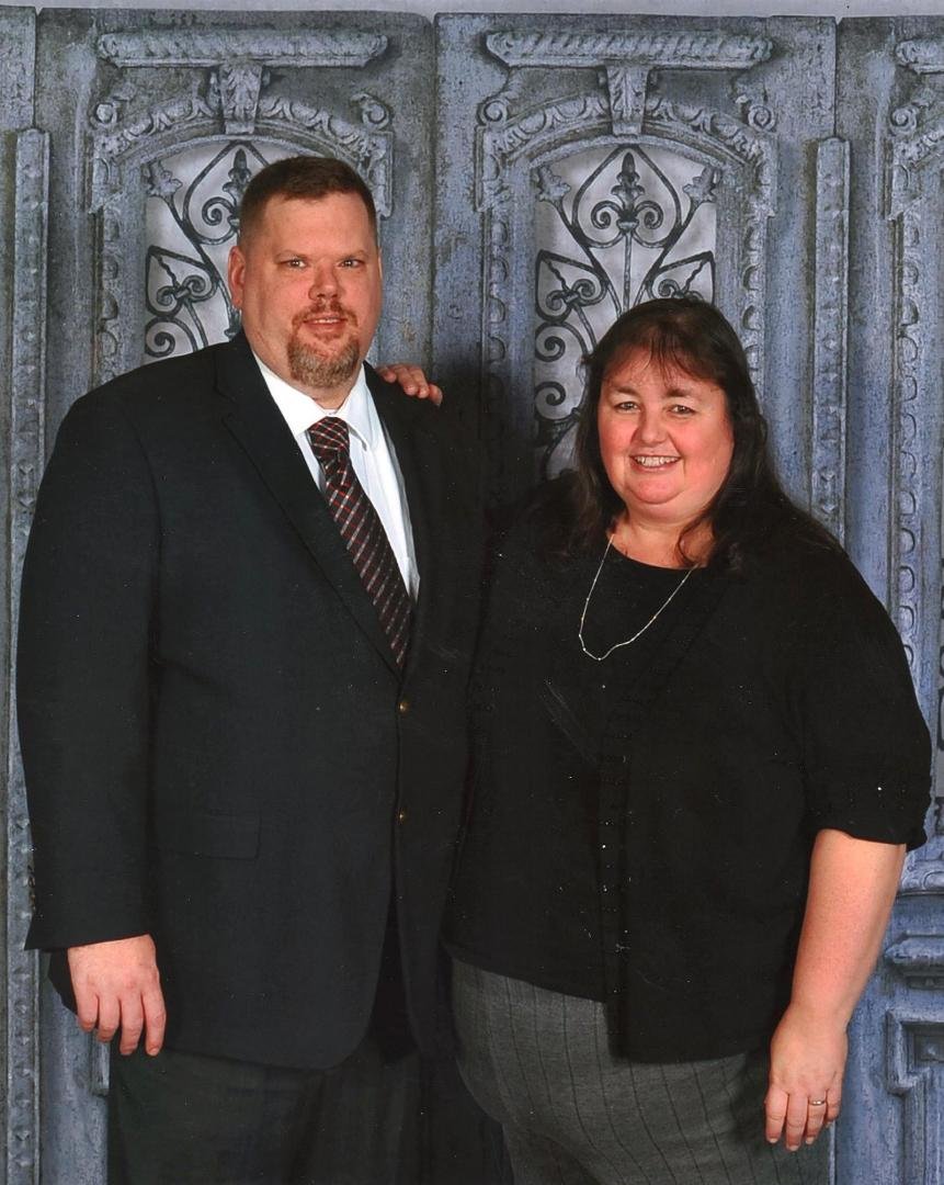 This is a really nice photo of my son Jay and his wife Angela.