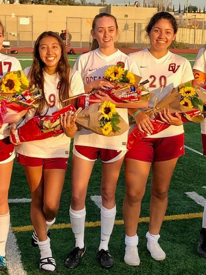 Cindy & I are so proud of granddaughter, Chelsea, varsity soccer player at Oceanview High School in Huntington Beach. She plays forward & is one of their top players, and graduates next June.