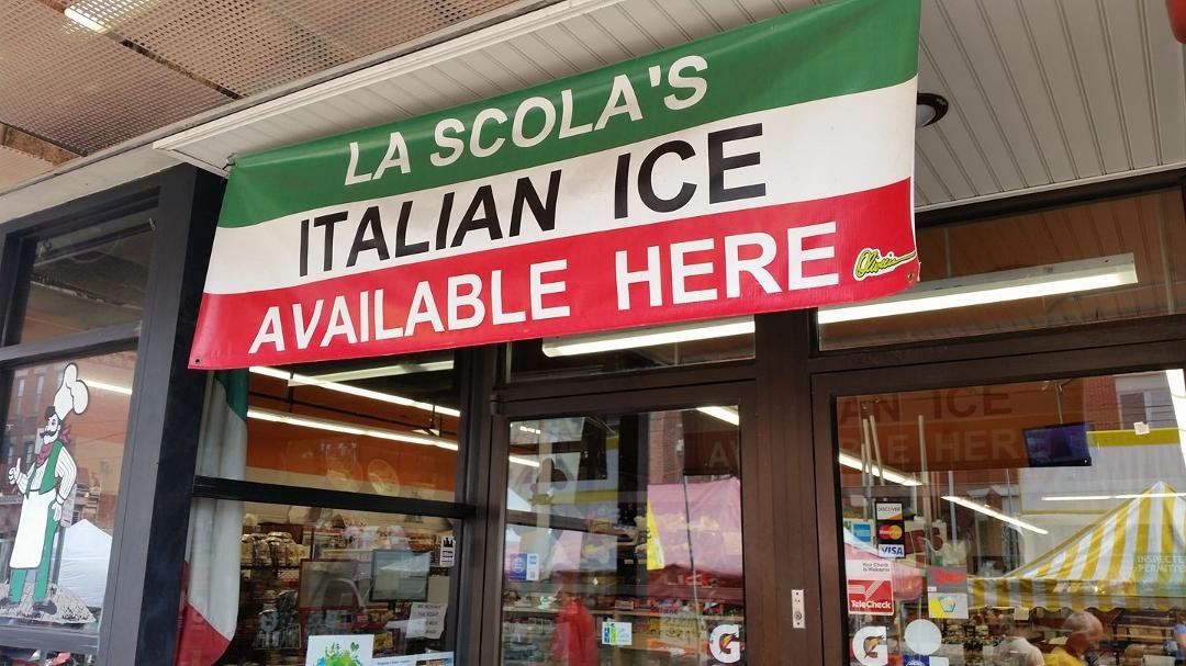 At an Italian food festival, and Doreen LaScola, I see this!