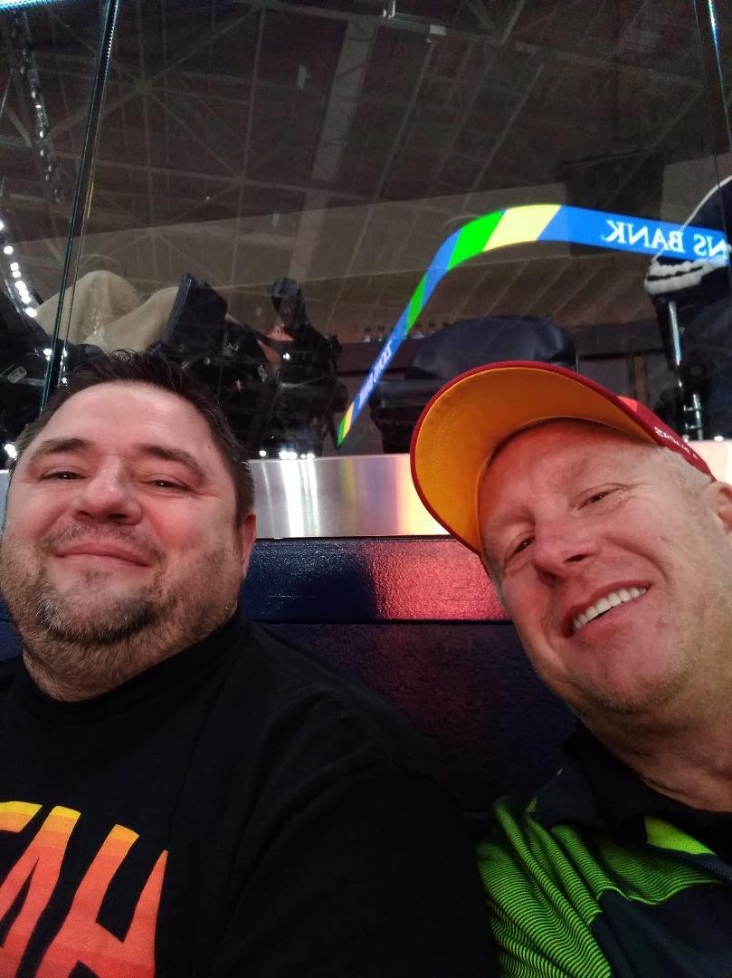 Having fun at the jazz game