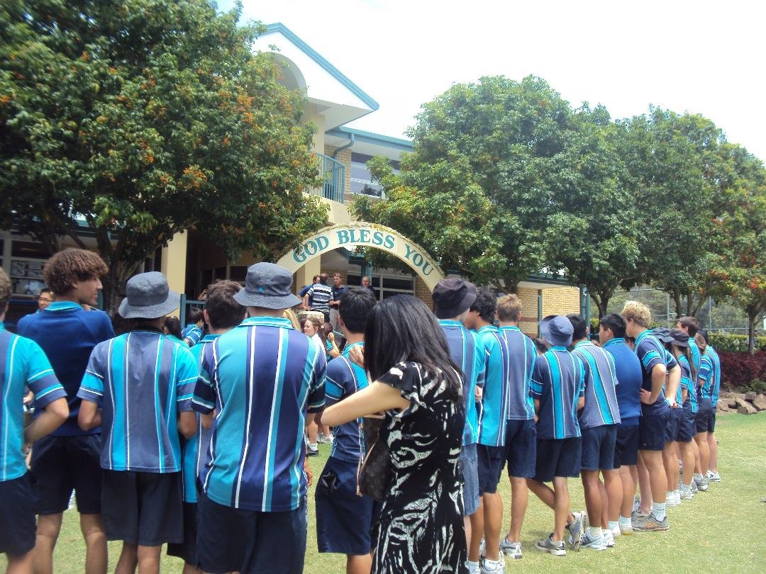 The start of the school tunnel