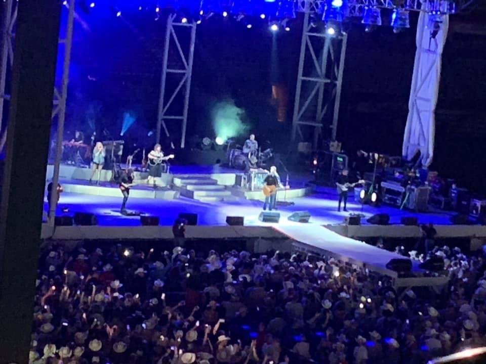 Thanks to everyone for the kind Birthday wishes, I so treasure all of you. My family made my weekend great as we attended the Cheyenne Wyoming Frontier Days Rodeo, the daddy of them all in the afternoon, then Blake Shelton