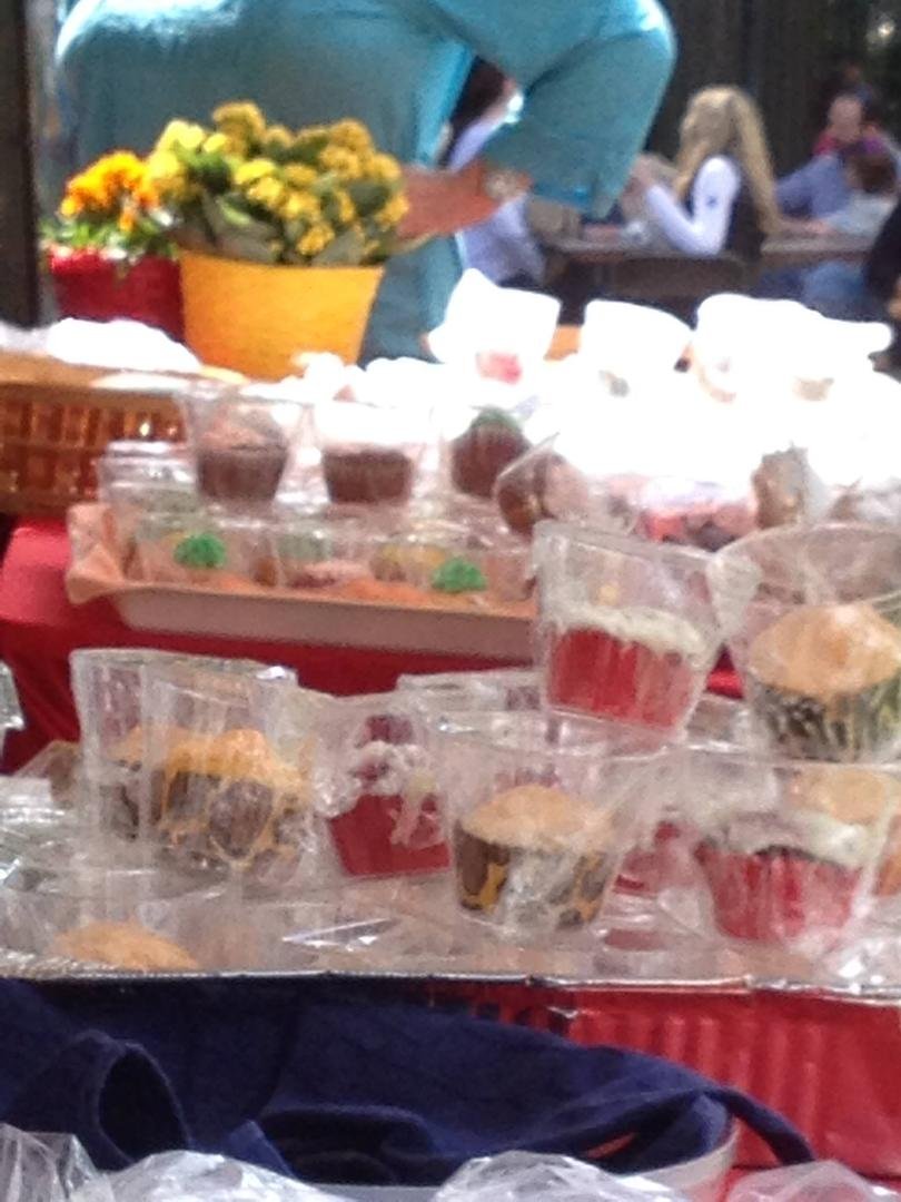 Still at Cathedral. Love the dessert tent.