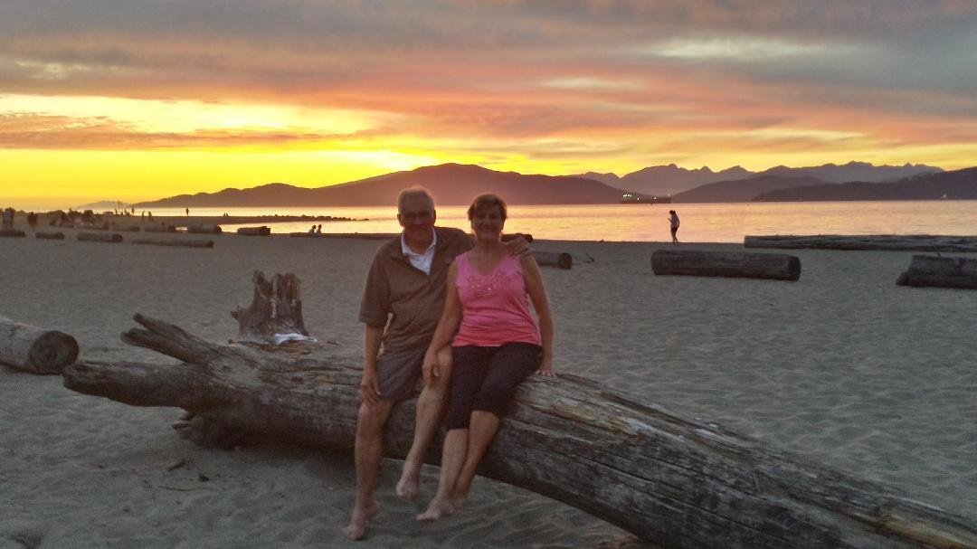 Basking in the glow ... two bumps on a log.