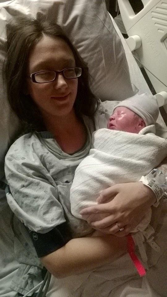Mommy and baby Silas.