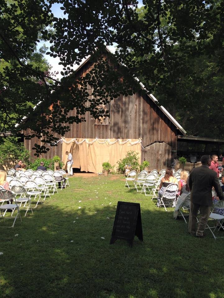 Great day for a good old fashioned country wedding