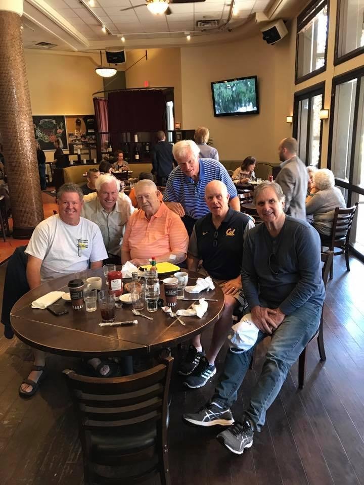 Just had lunch with 2 HOF Cal people. Ken Wiedemann and our trainer Bob Orr.