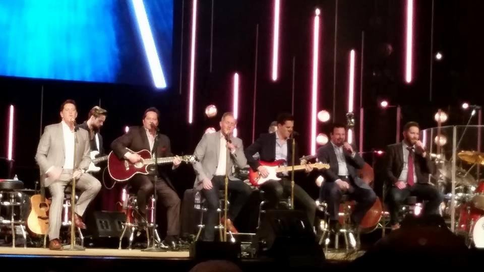 Had a fun dare night with Larry Kirch to see Ernie Haase and signature Sound and the Booth Brothers. Dan Wallentine, Barbara Terry Candido