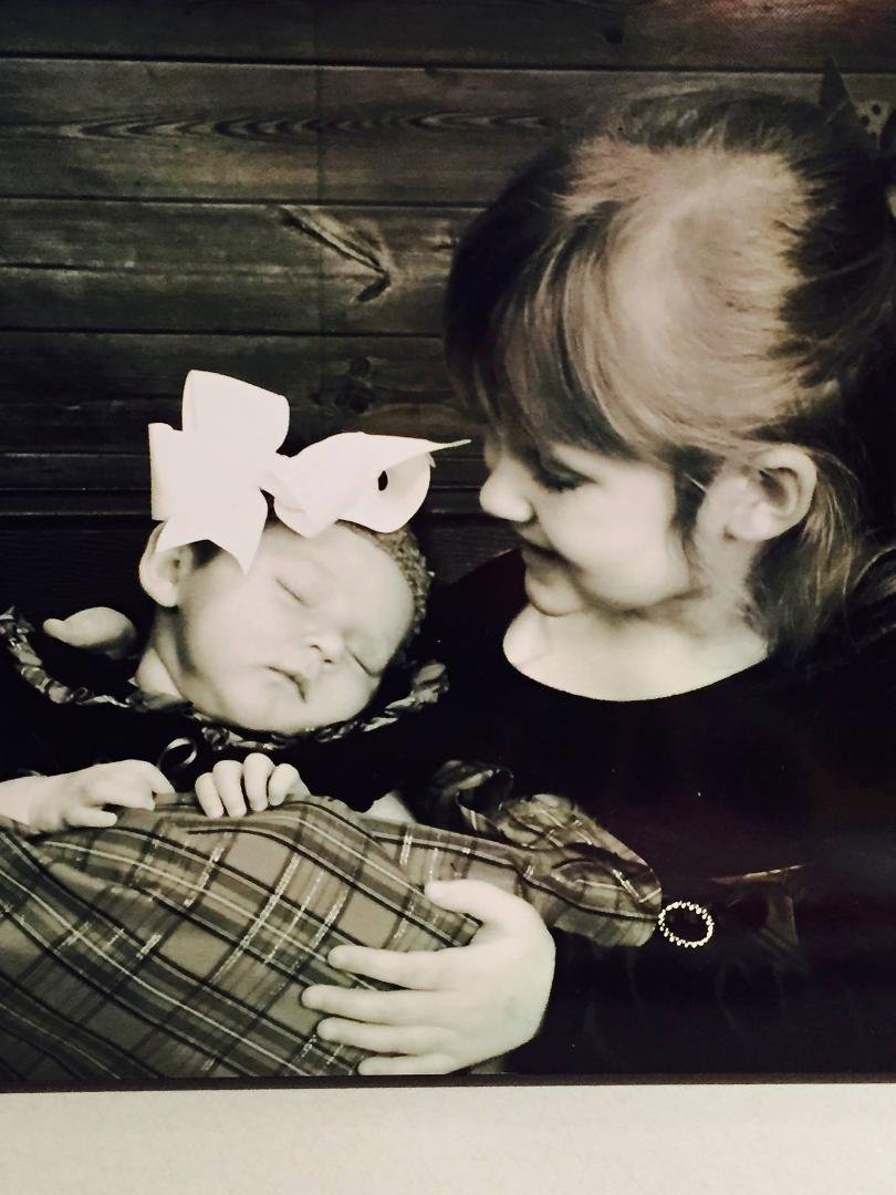 Beautiful little girls. Our youngest little Great Granddaughters.