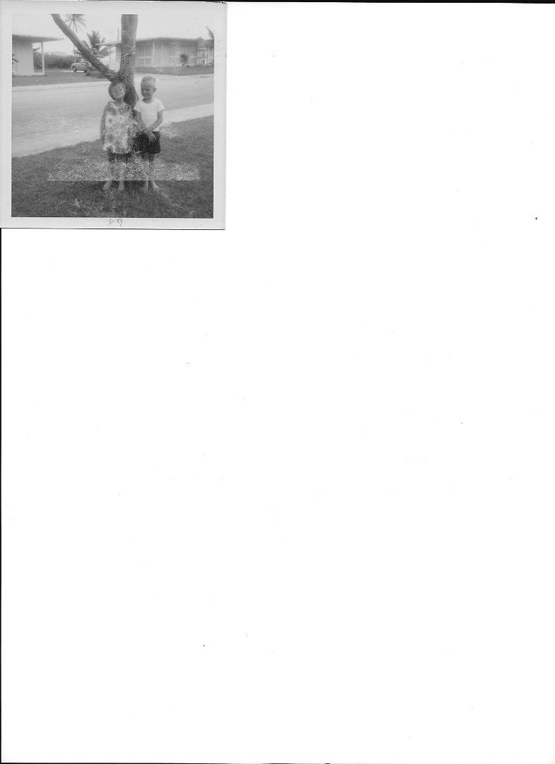 Charlie 6, Donna 4, 1969 Guam