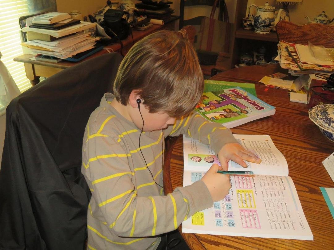 Snow day at the Kellum house. Keith & Lauren don't have power outside Wendell so we're homeschooling at our house today!