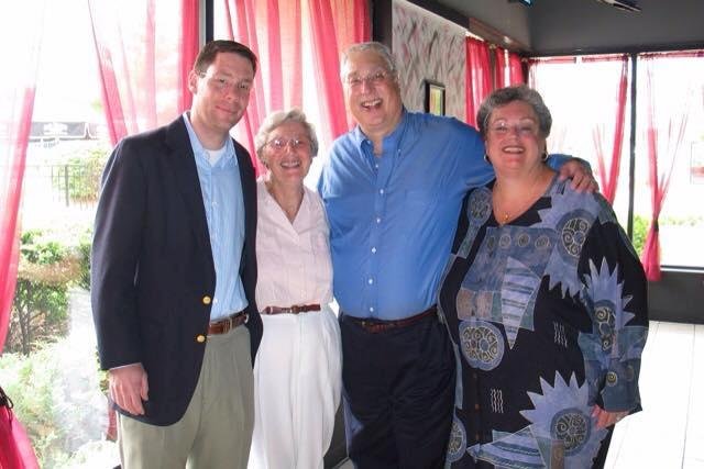 Mom with my brothers and me